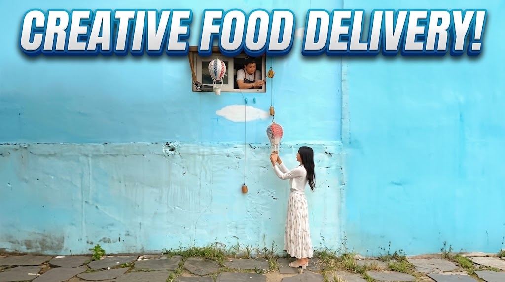 Creative Hot Air Balloon Food Delivery Unifi Coverage