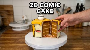Master the 2D Comic Cake Trend