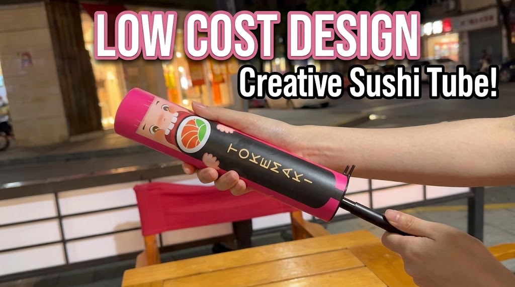 Creative Push-Up Sushi Tube Concept Unifi Coverage