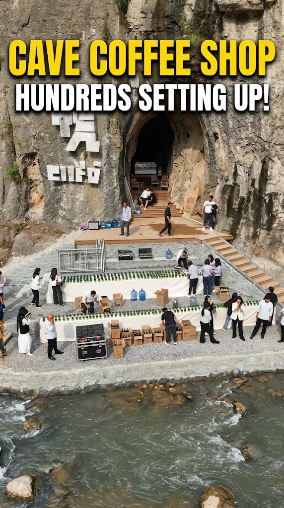 The Viral Cave Coffee Shop Setting Up in Mountain Unifi Coverage