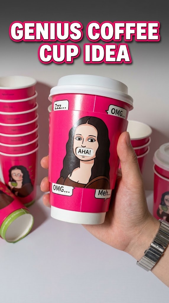 Creative Coffee Cup Design Unifi Coverage